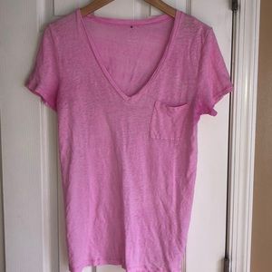 J crew linen t shirt